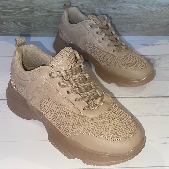 Brand New Guess GF Knits, Tan in Size 6.5 in Women - Picture 3 of 13